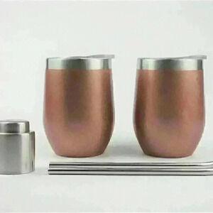 NEW! Penshmark Stainless Steel Rose Gold Tumbler Set